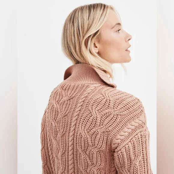 Haven Well Within Cable Knit Half-Zip Sweater - Picture 8 of 8